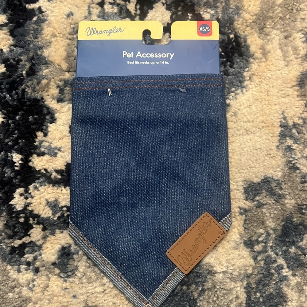 Wrangler Pet Bandana NWT XS/S